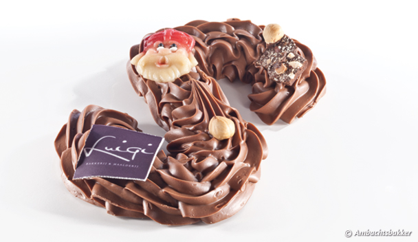 Handgespoten Chocoladeletter